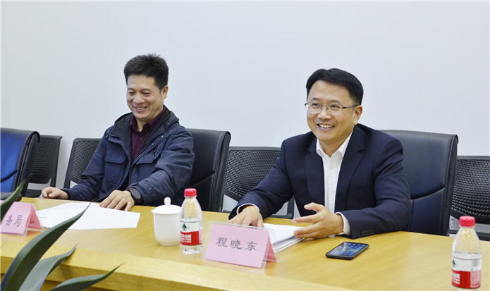 拱墅区副区长程晓东一行莅临天游ty8文创集团调研交流