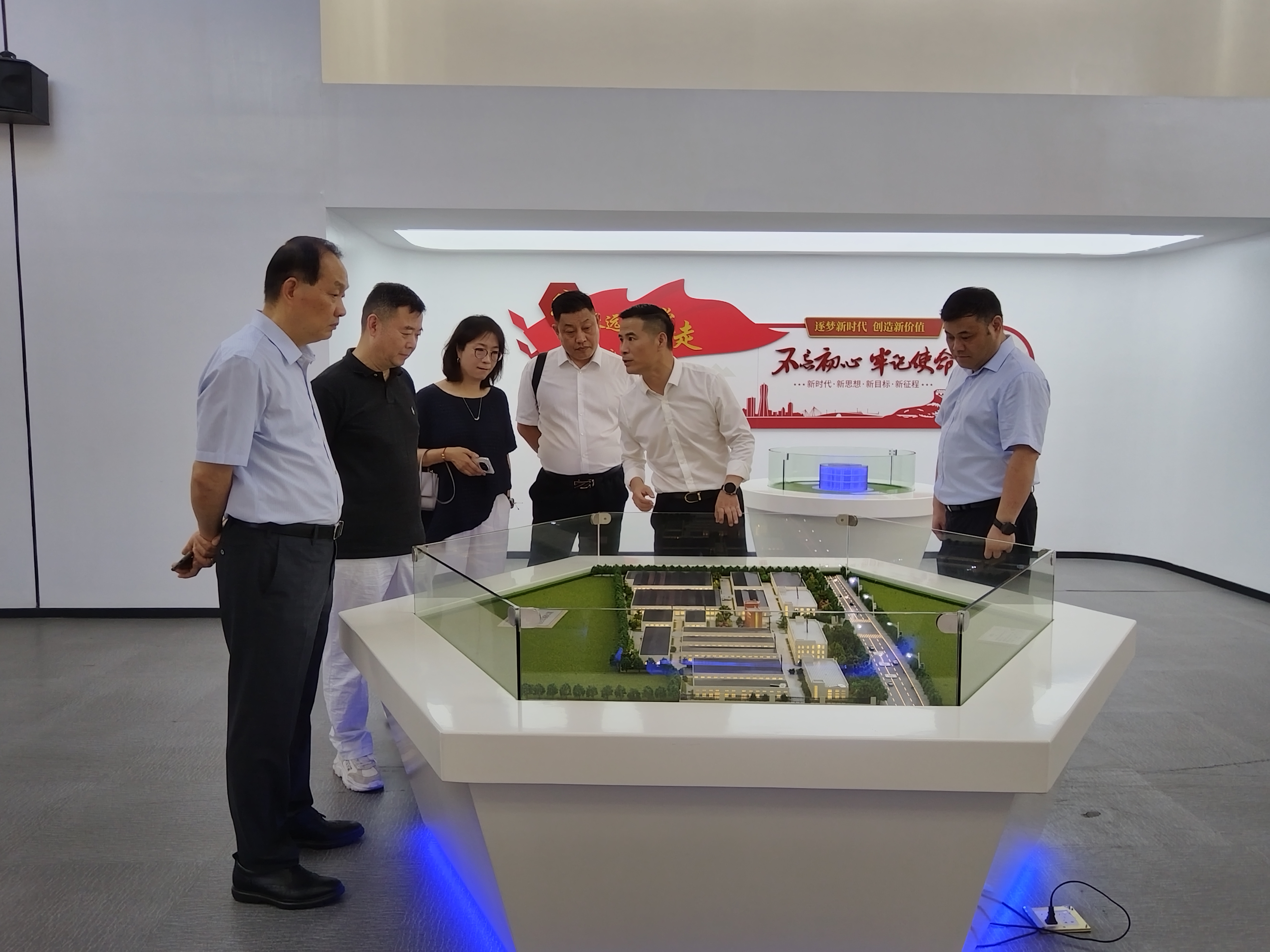浙江旅游投资集团副总司理蔡耘一行莅临天游ty8文创集团调研指导