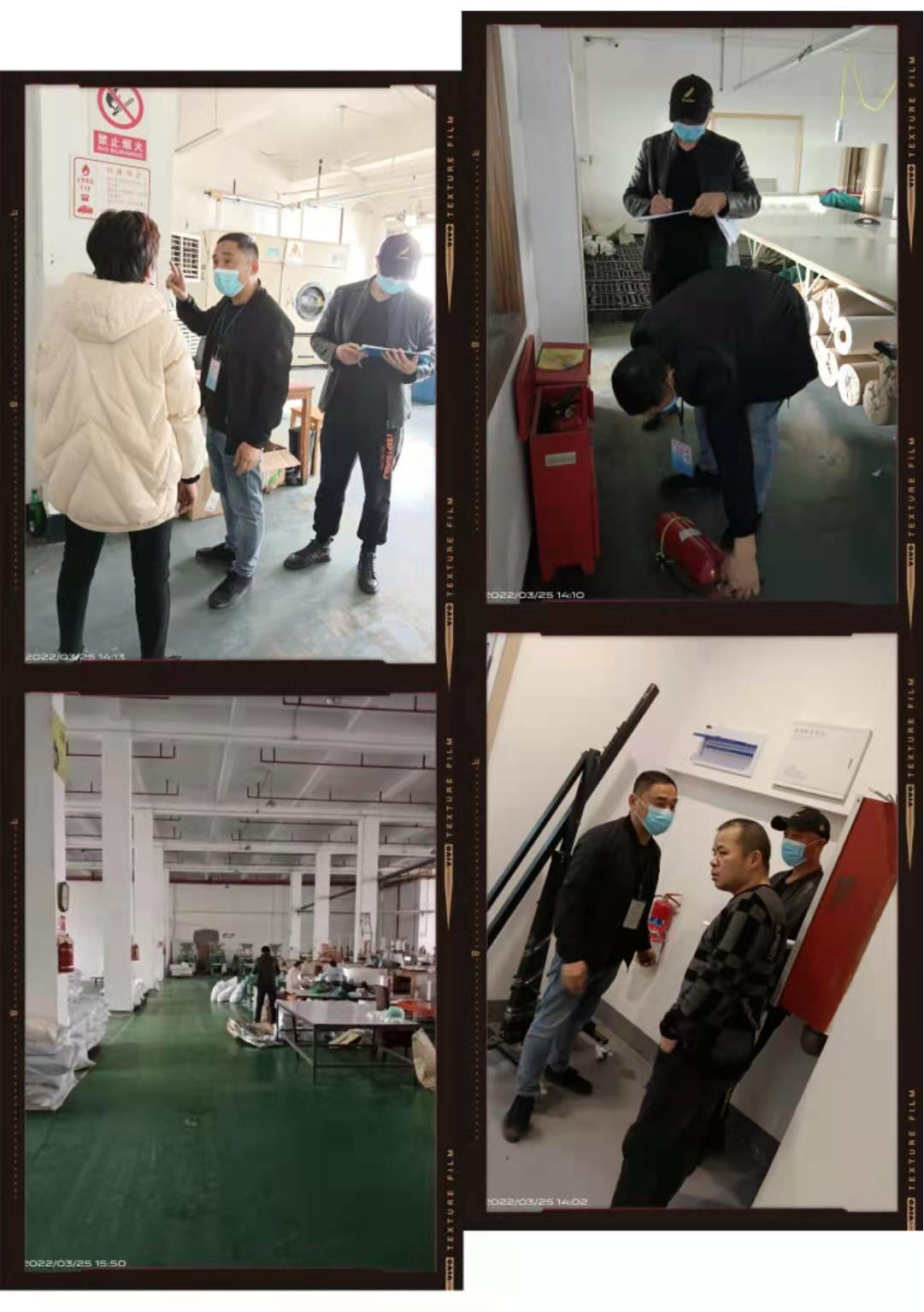按期开展消防检查，，，，牢筑企业清静防线