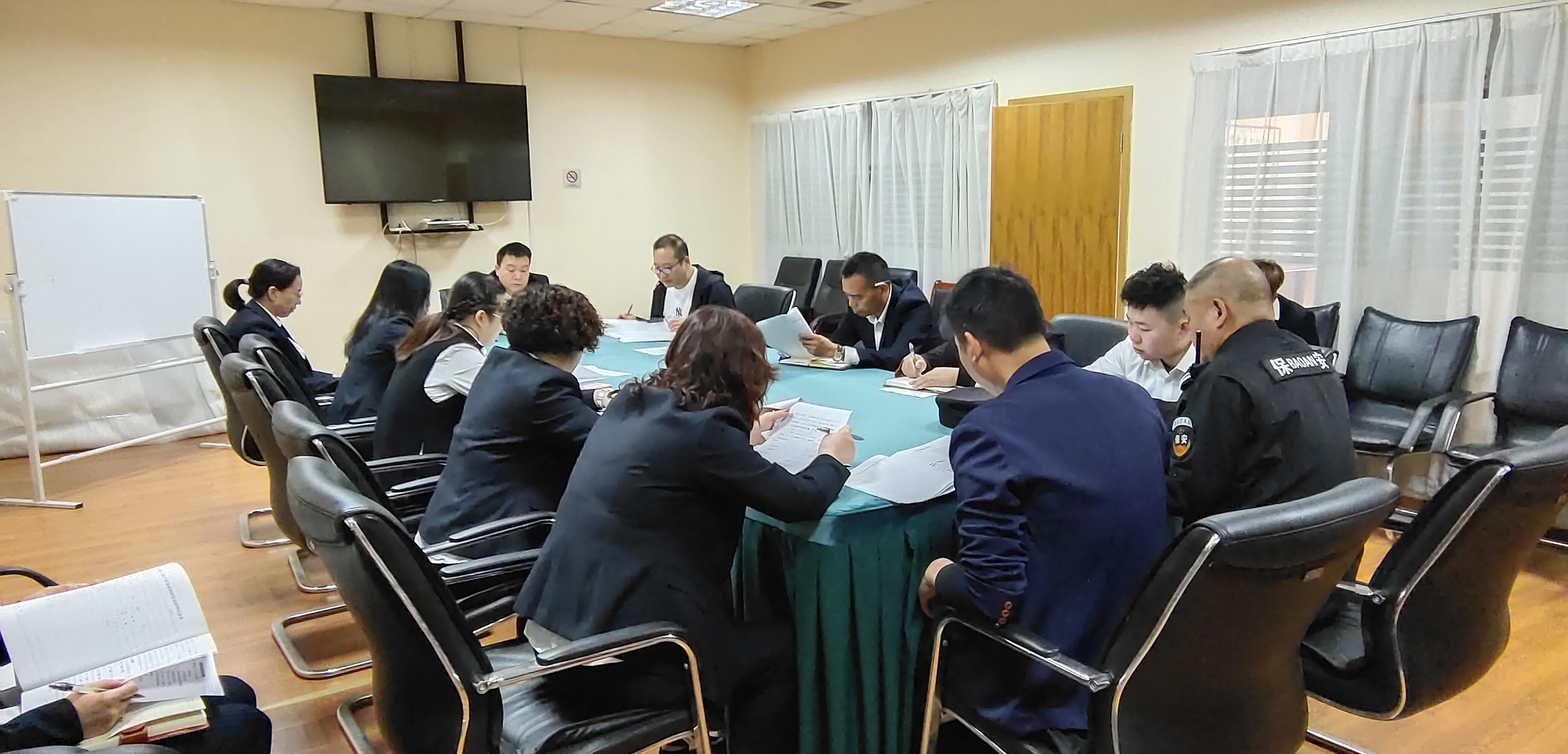 天游ty8市场召开2020年清静消防宣传月准备聚会